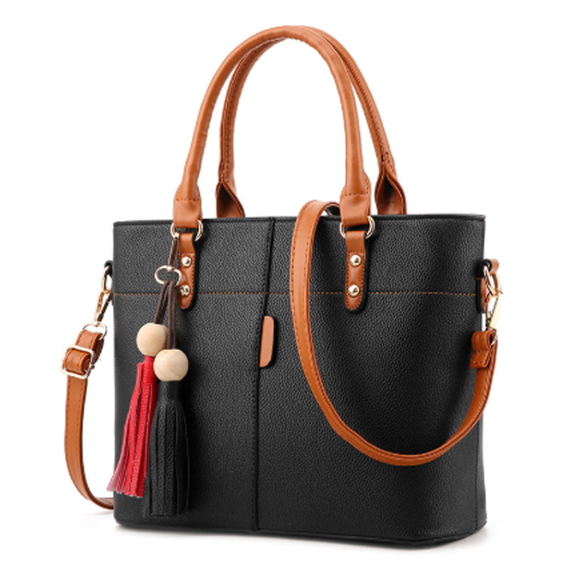 Bolsa Transversal Elegante, Cor Preto, Bolsa Feminina, Lovedema