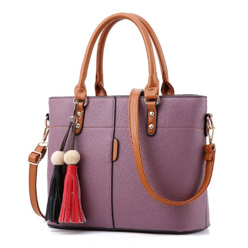 Bolsa Transversal Elegante, Cor Roxo Escuro, Bolsa Feminina, Lovedema