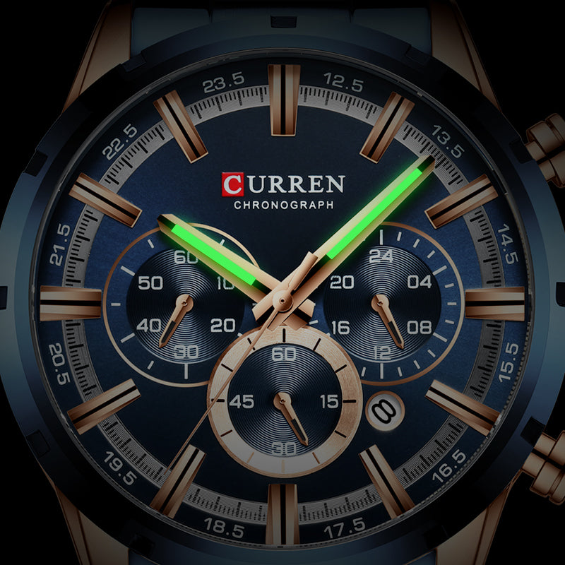 Relógio Masculino Curren Prime Quartzo