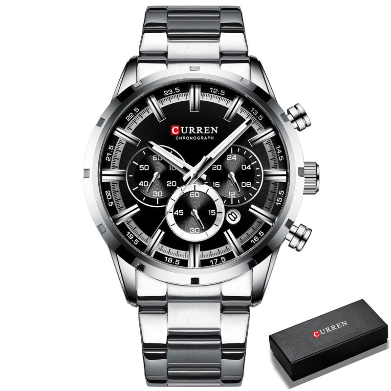 Relógio Masculino Curren Prime Quartzo