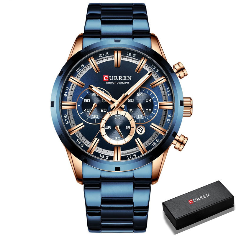 Relógio Masculino Curren Prime Quartzo