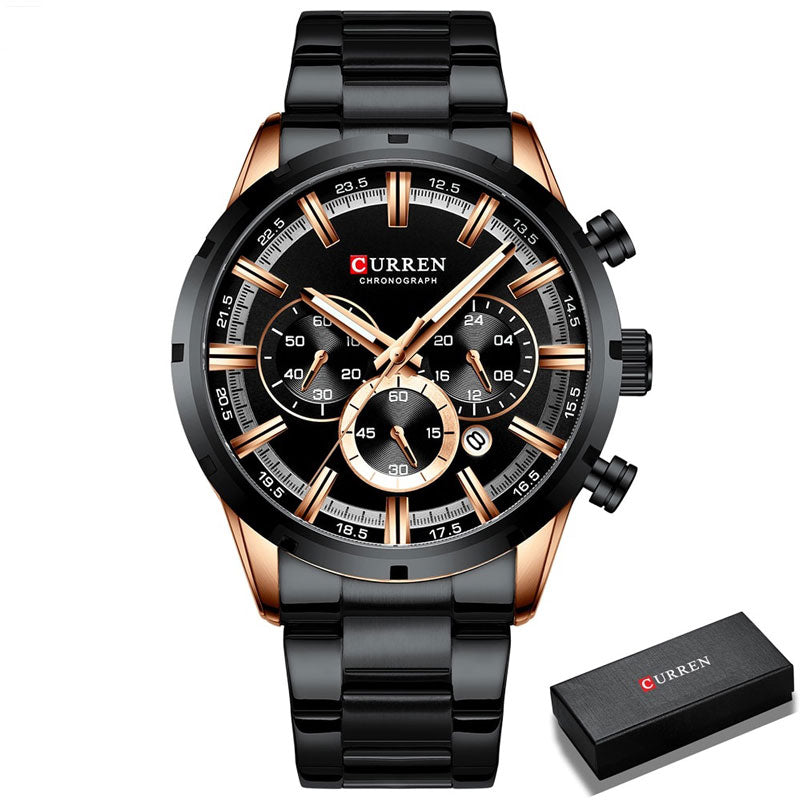 Relógio Masculino Curren Prime Quartzo