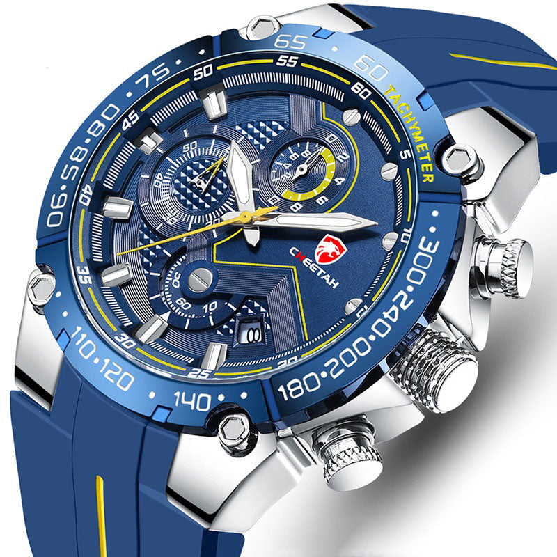 Relógio ChronoStyle Pro Masculino, Cor Azul, Relógio Masculino, Lovedema