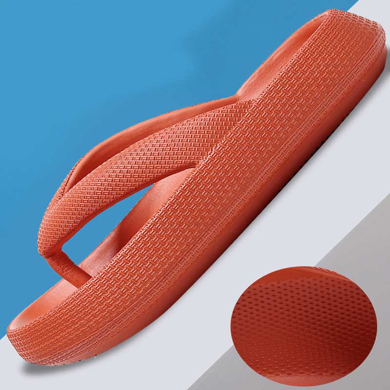 Chinelo de Fundo Grosso e Macio Feminino, Cor Laranja, Chinelo Feminino, Lovedema